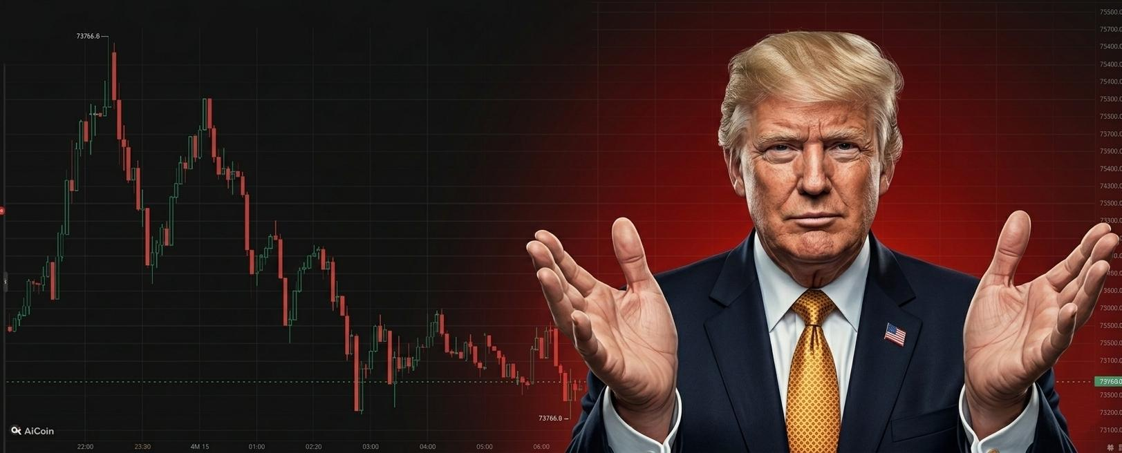 特朗普喊停战，BTC 却祭出“射击之星”！这波反转陷阱，你中招了吗？_aicoin_图1