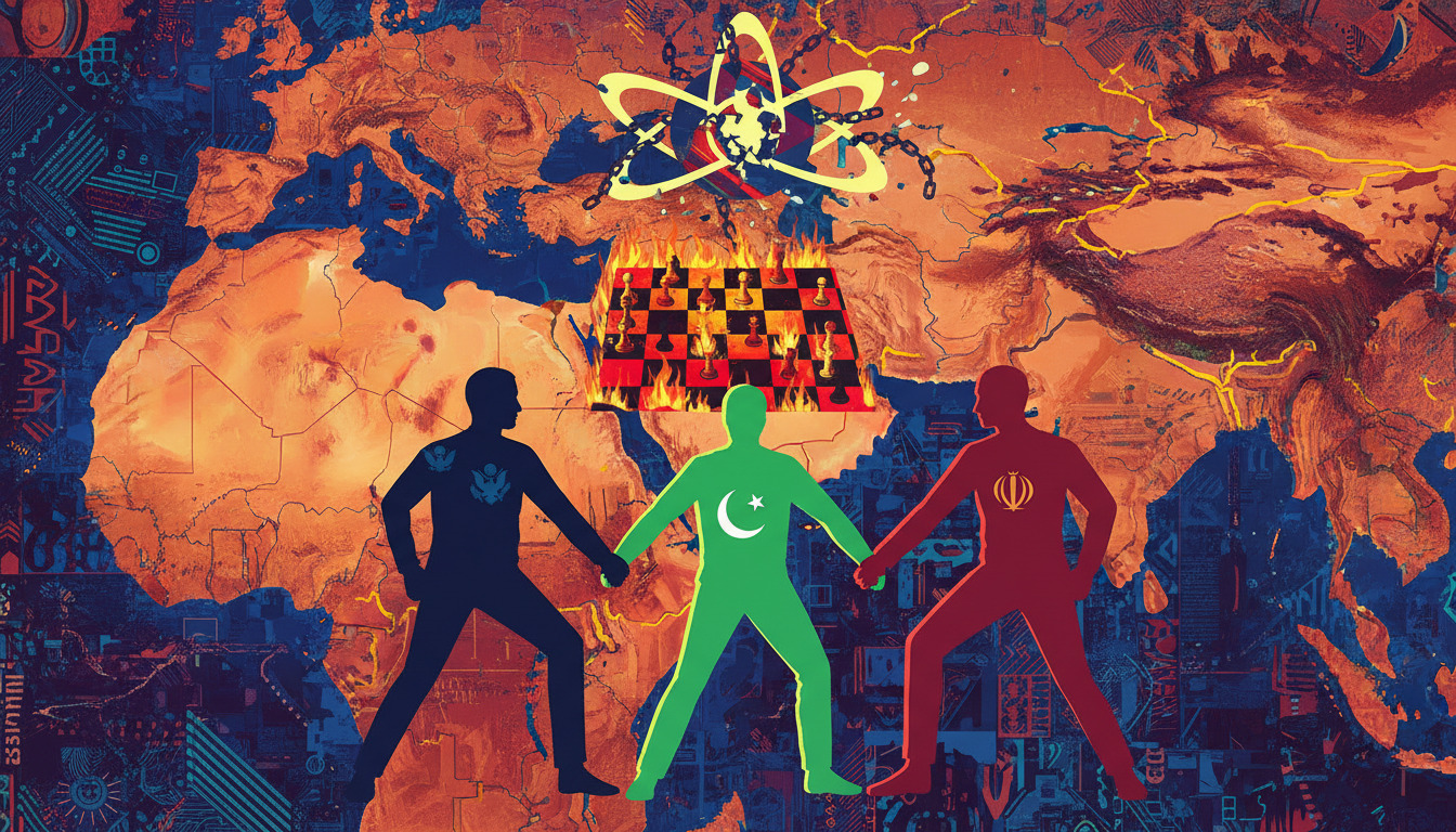 The covert struggle of the US-Iran ceasefire: Pakistan mediating in the middle.