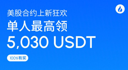 报名 100% 有奖,美股狂欢!火币HTX TradFi 专区上新:最高独享 5,030 USDT!_aicoin_图1 报名 100% 有奖,美股狂欢!火币HTX TradFi 专区上新:最高独享 5,030 USDT!_aicoin_图1