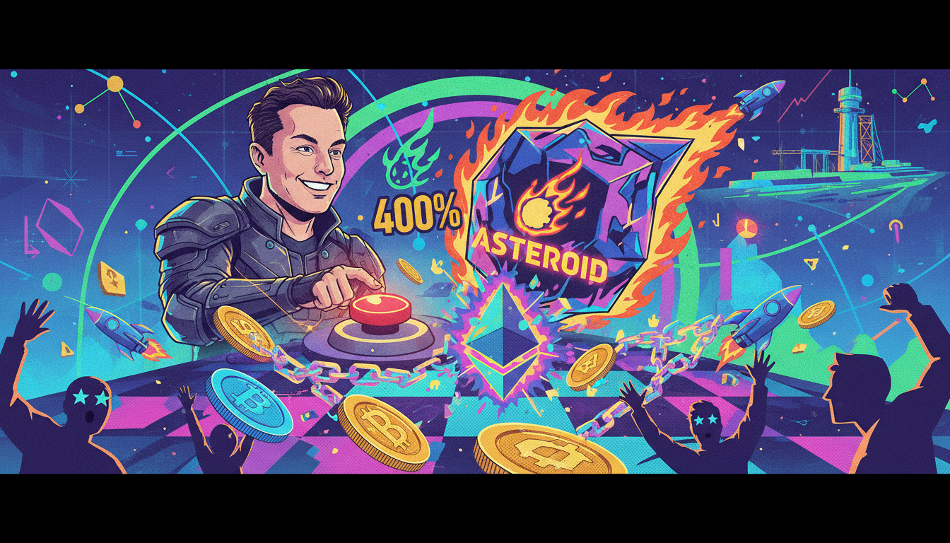 马斯克一句话，ASTEROID 暴冲400%