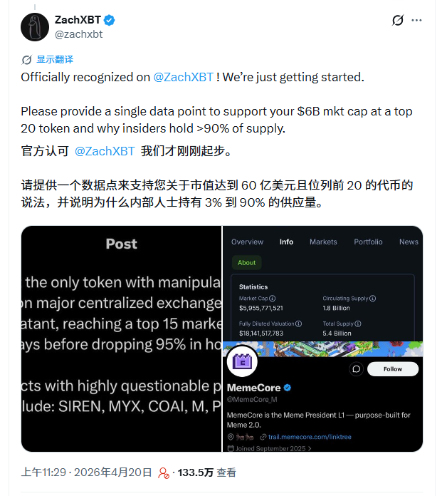 $M coin staged a 'violent slap in the face' myth 🔥 On-chain Sherlock Holmes battles the Korean conglomerate! FUD is just fuel; the pump is justice!_aicoin_img1