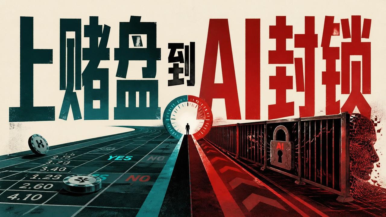 从链上赌盘到AI封锁：四条战线的博弈