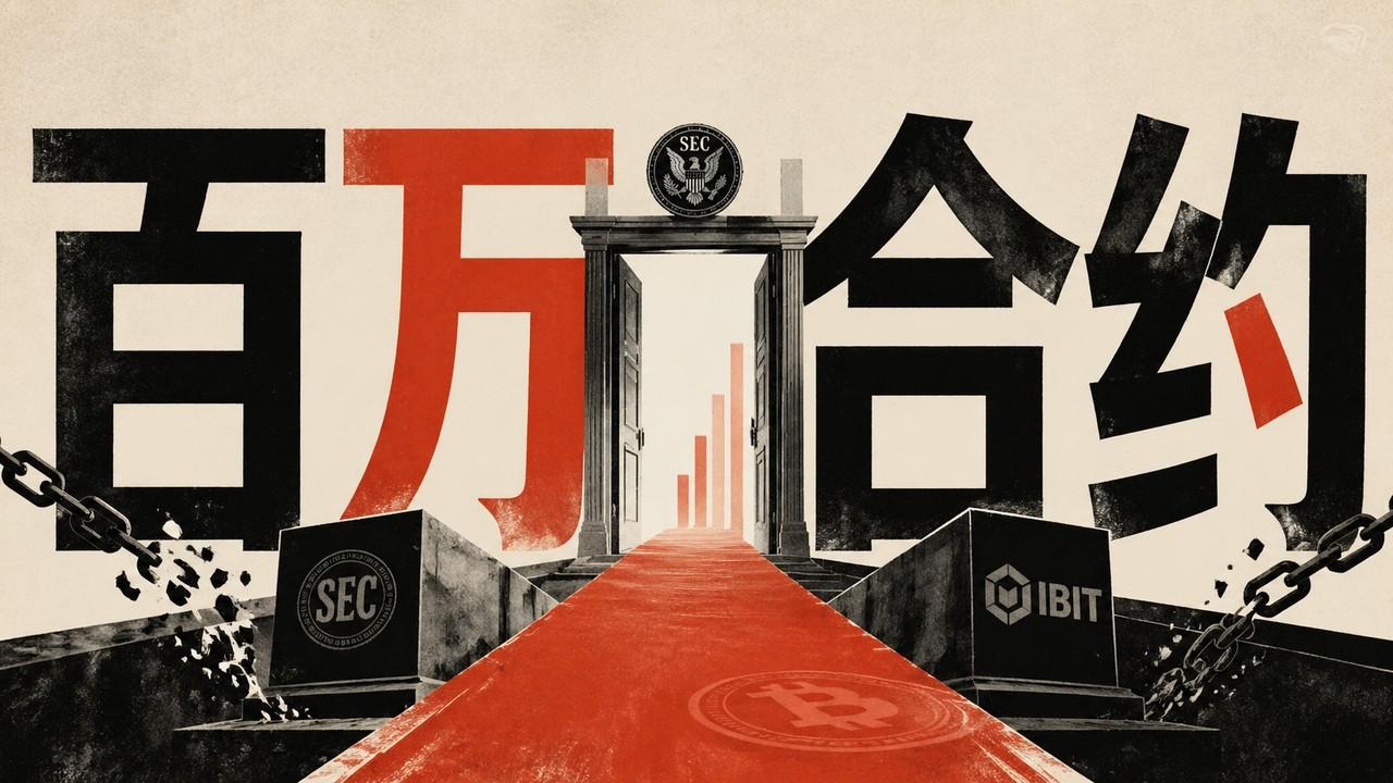 SEC放宽IBIT期权枷锁：百万合约时代