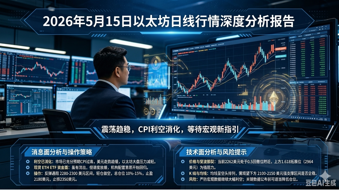 ETH日线趋势分析：震荡偏弱格局下的关键位参考