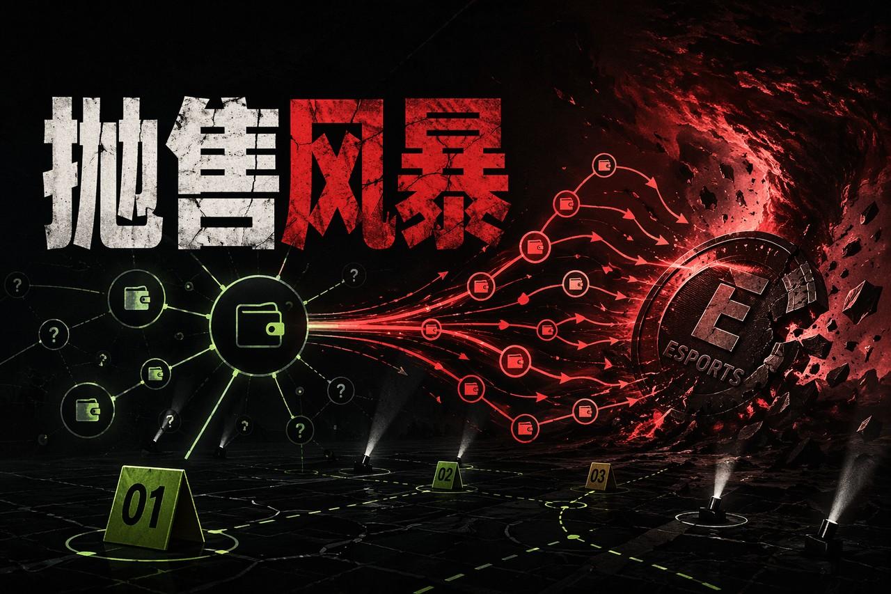 ESPORTS疑似项目方抛售，95%暴跌警示什么？
