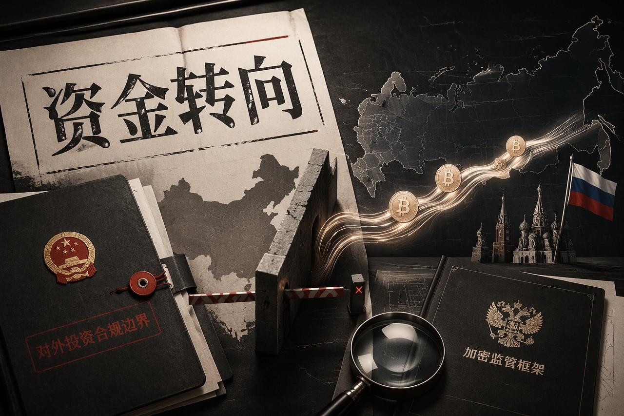 中国收紧出海，资金会转向俄罗斯加密？