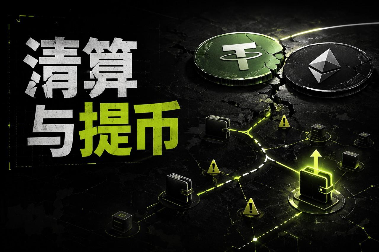 USDT反超ETH那天：巨鲸清算与大户提币碰头