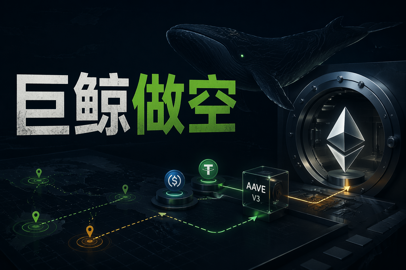 巨鲸 1.32 亿做空 ETH 信号几何