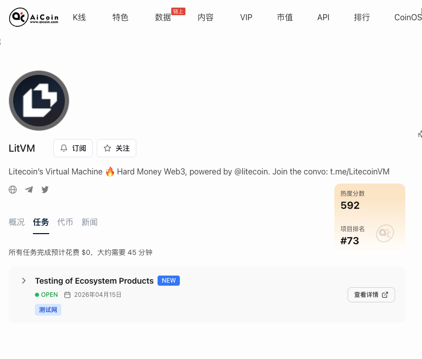 Airdrop Radar: LitVM Score Sharing Strategy, Litecoin Enthusiasts Celebrate!!_aicoin_img3