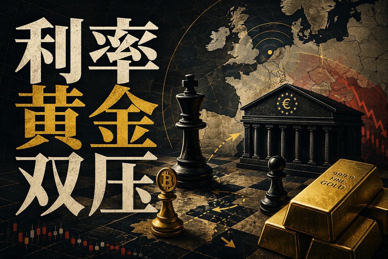 欧央行三年来首加息：利率与黄金如何改写加密定价