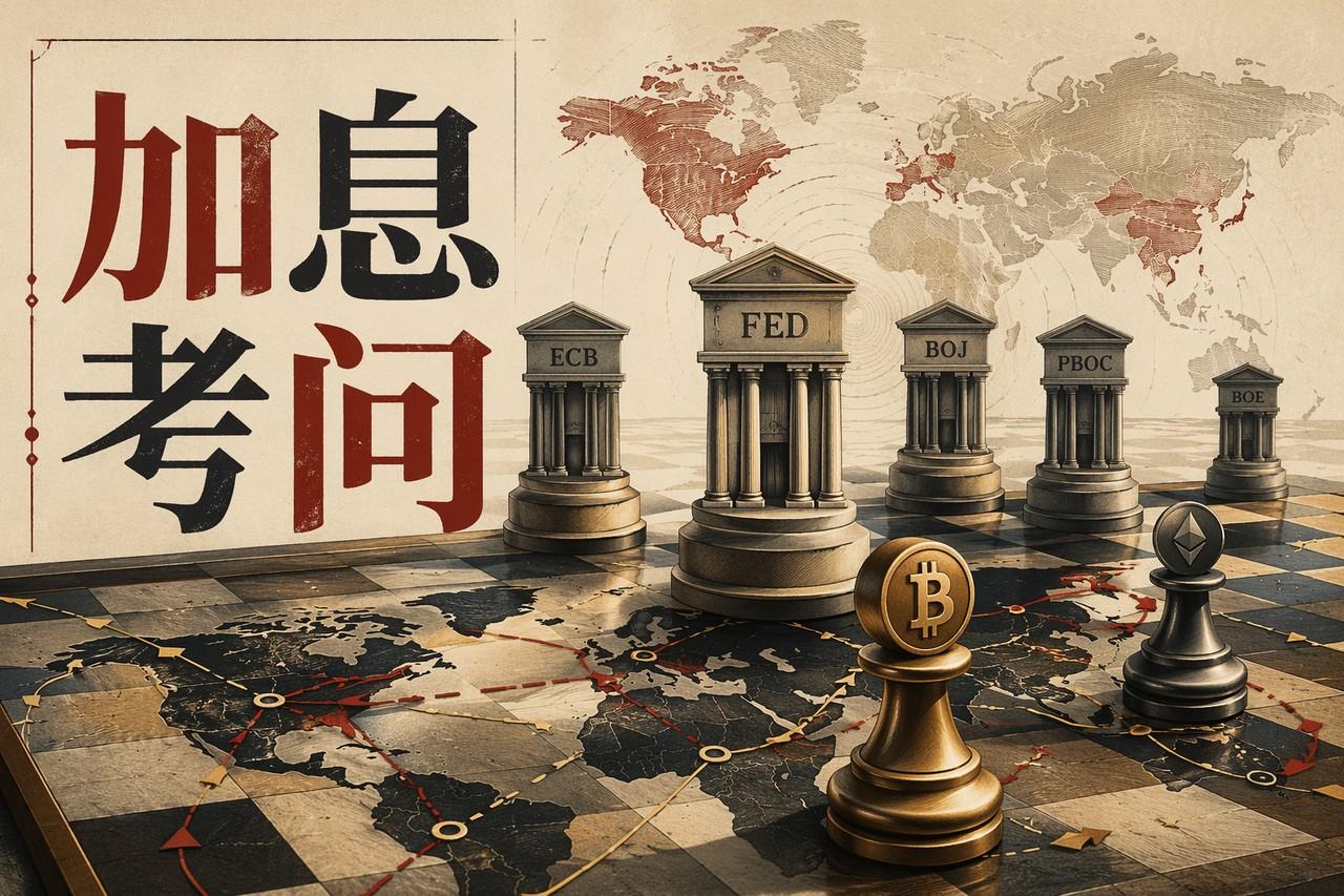 央行同步加息预期升温：BTC/ETH 面临新一轮流动性考验