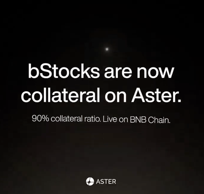 "Even beginners can understand bStocks" The era of great voyages in U.S. stocks has arrived! Aster unprecedentedly supports 90% collateral play!