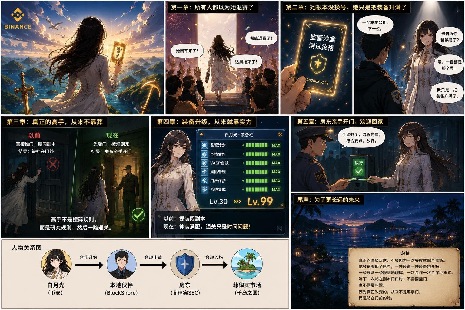 本以为白月光被退赛了，结果她偷偷换号通关了千岛之国？！_aicoin_图9