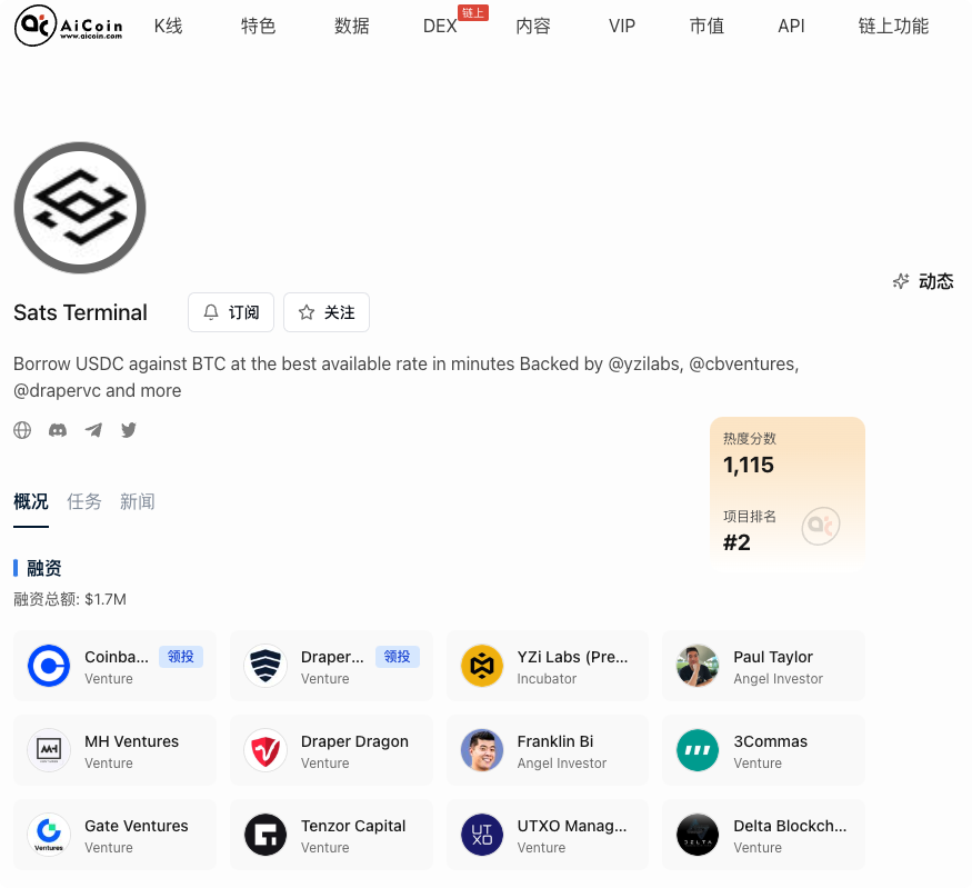 空投雷达:Sats Terminal 早期 Waitlist 防身教程_aicoin_图2 空投雷达:Sats Terminal 早期 Waitlist 防身教程_aicoin_图2