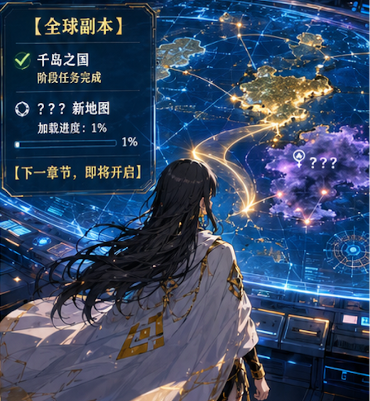 续集：千岛之国副本通关！她带着满级神装，把大门给直接卸了？！_aicoin_图6