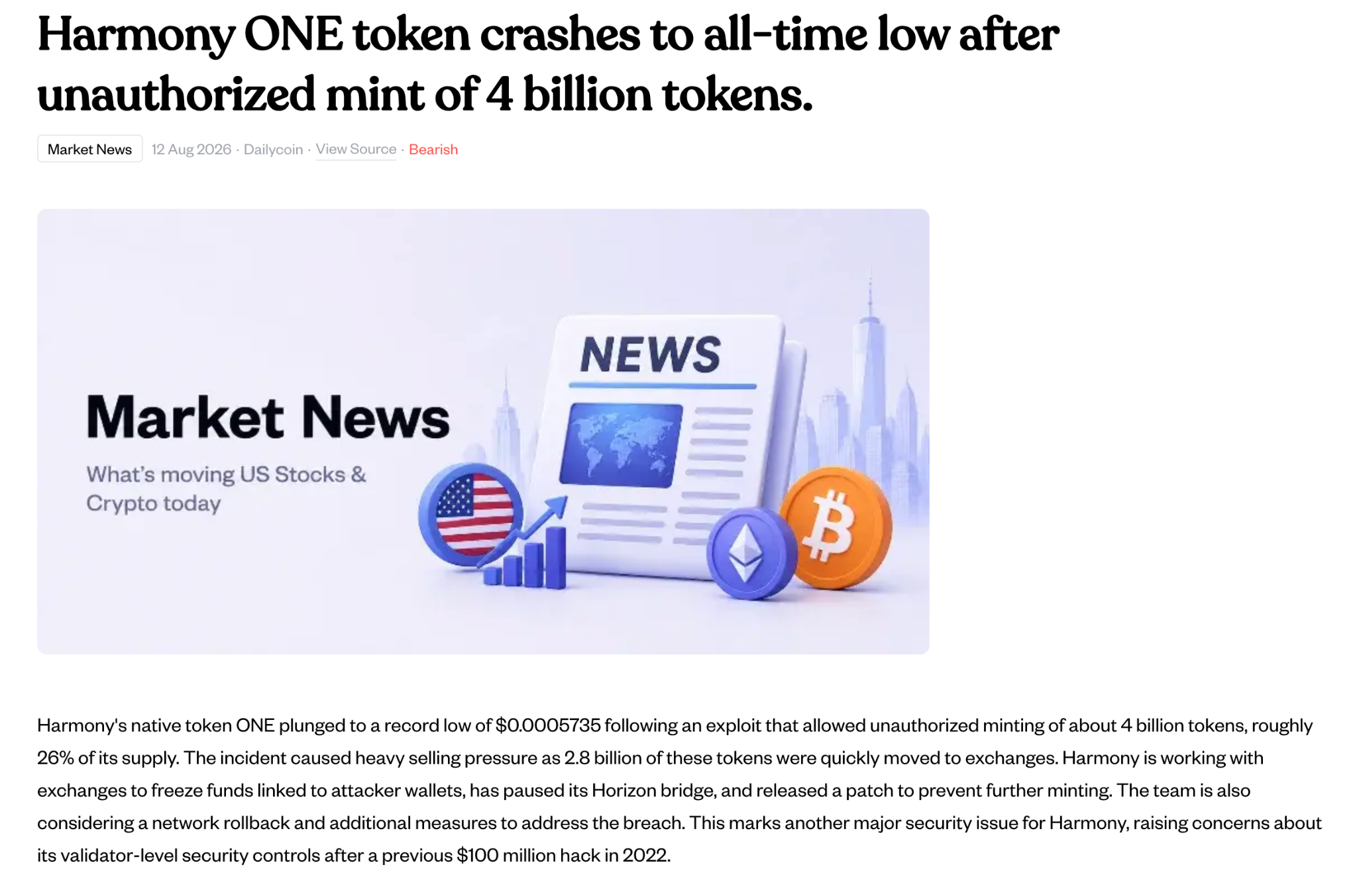 4 billion ONE being