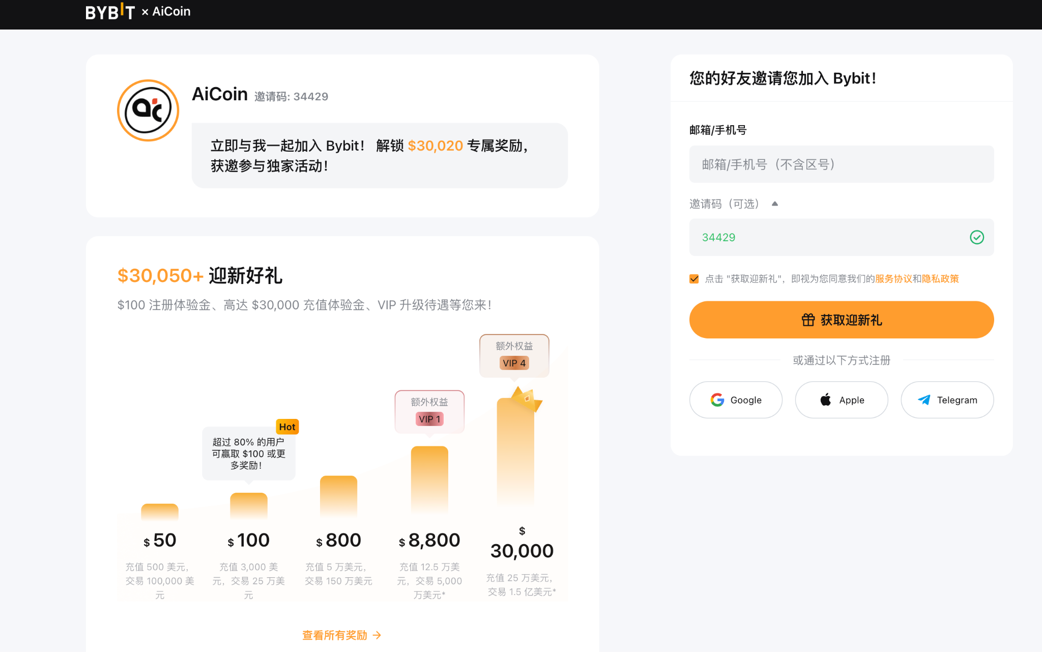 Bybit 交易所注册教程(2026):开户 + KYC + 安全设置一篇看懂_aicoin_图2 Bybit 交易所注册教程(2026):开户 + KYC + 安全设置一篇看懂_aicoin_图2