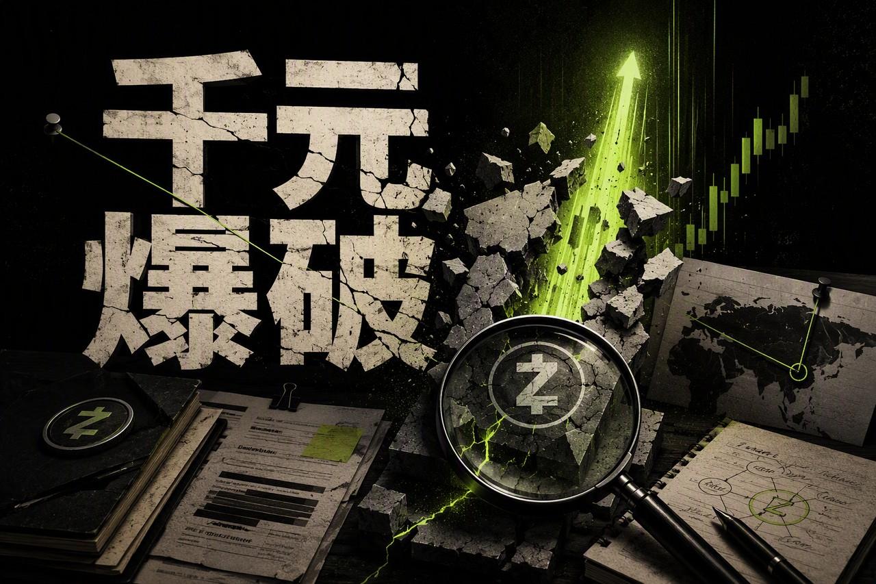 ZEC thousand yuan level突破: short sellers liquidated 13 million in one hour.