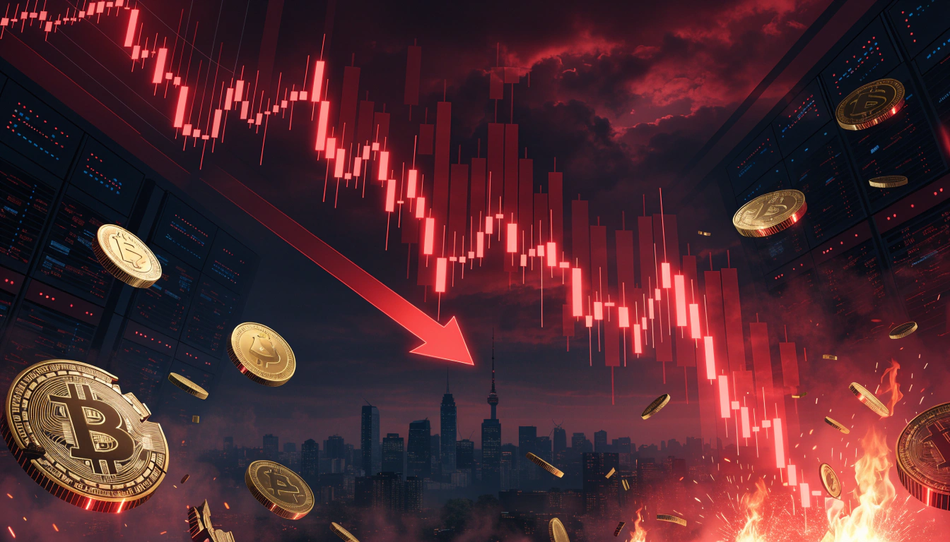 韩股暴跌8%、近10亿美元爆仓，Crypto市场承压_aicoin_图1