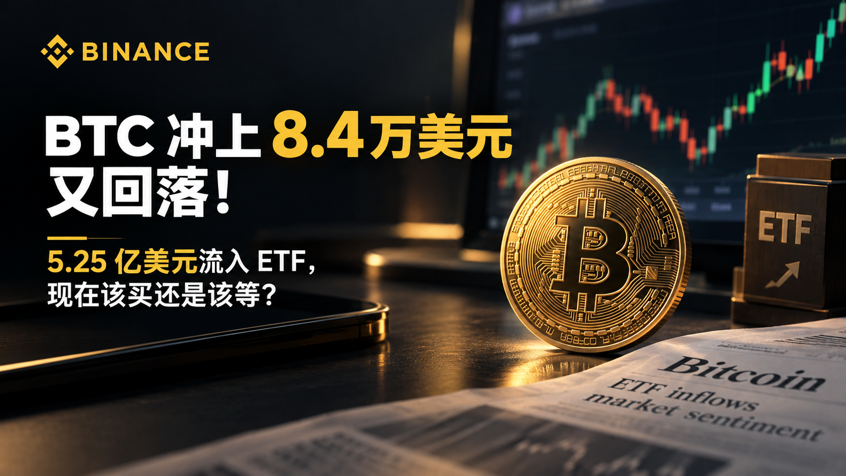 BTC冲上8.4万美元又回落!5.25亿美元流入ETF,现在该买还是该等?_aicoin_图2 BTC冲上8.4万美元又回落!5.25亿美元流入ETF,现在该买还是该等?_aicoin_图2