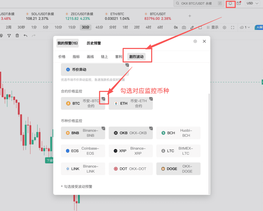 AiCoin 预警功能实用教学|把盯盘变成有计划的提醒_aicoin_图13 AiCoin 预警功能实用教学|把盯盘变成有计划的提醒_aicoin_图13