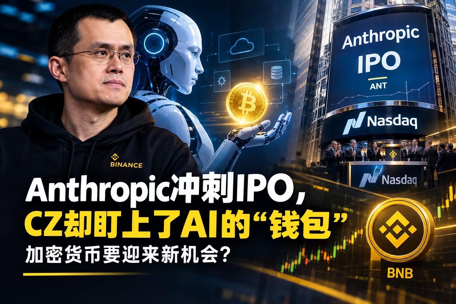 Anthropic冲刺IPO,CZ却盯上了AI的“钱包”:加密货币要迎来新机会?_aicoin_图1 Anthropic冲刺IPO,CZ却盯上了AI的“钱包”:加密货币要迎来新机会?_aicoin_图1