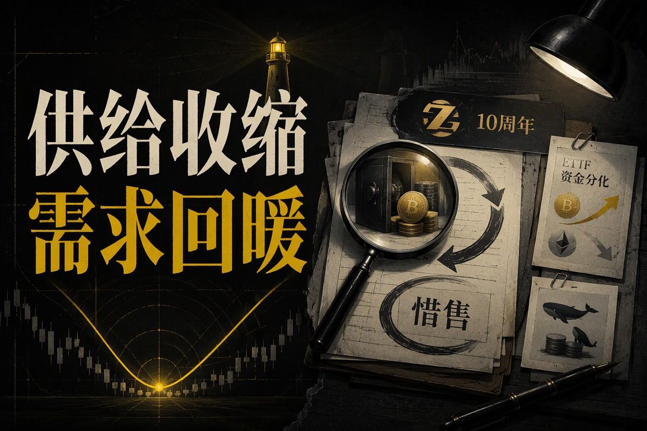 ETF分化、LTH惜售与Zcash十周年交汇